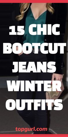 Bootcut jeans are back, and they’re a winter staple. Pair them with chunky sweaters, ankle boots, and layered coats for the ultimate cold-weather chic. Ready to refresh your winter wardrobe? 

Click to see all the outfit ideas!