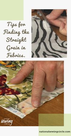 Finding the straight grain of fabric is important to do before beginning a project. ZJ Humbach shares several tips for finding the straight of grain in different fabrics. Quilt Room Organization, Quilt Diy, Fabric Guide, Sewing Machine Projects, Maltipoo Puppy