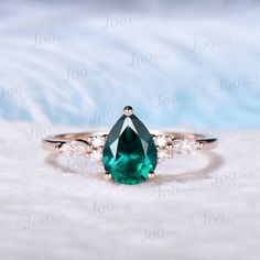 Accept engrave the words inside the ring service: https://www.etsy.com/listing/1103764936/engrave-service ABOUT THIS RING : The 925 Sterling Silver emerald gemstone ring is A GOOD LUCK GEMSTONE, emerald can bring you immense luck and fortunes, even when you lose hope. It is closely associated with the planet of Mercury. So, when life throws challenges in your way, you can overcome every obstacle by carrying or wearing emerald. PERFECT FOR GIFTING: This dainty green emerald ring come in a delicat Emerald Pear-shaped Ring With Prong Setting, Emerald Pear Shaped Ring With Prong Setting, Teardrop Gemstone Ring For Proposal, Green Teardrop-shaped Promise Ring, Teardrop Gemstone Promise Ring, Teardrop Emerald Promise Ring In Fine Jewelry Style, Fine Jewelry Emerald Teardrop Ring, Emerald Teardrop Ring Fine Jewelry, Teardrop Emerald Ring In Fine Jewelry Style