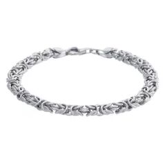 Women's Sterling Silver Byzantine Chain Bracelet (7.5") : Target Chainmaille Jewelry Patterns, Byzantine Bracelet, Chainmaille Jewelry, Byzantine Chain, Wire Jewelry Tutorial, Silver Bracelets For Women, Unusual Jewelry, Pretty Jewelry, Cricut Tutorials