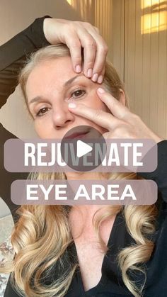 Tired Looking Eyes, Goddess Yoga, Makeup Favs, Droopy Eyelids, Yoga Facial, Simple Face, Facial Exercises