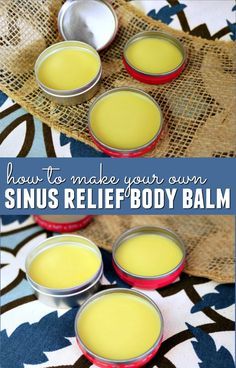 Are you searching for a natural way to clear up your sinus? We'll show you how to make a natural sinus relief body balm that works wonders. It's easy too! Natural Sinus Relief, Salve Recipes, Sinus Relief, Natural Healing Remedies, Diet Vegetarian, Body Balm, Natural Therapy, Homemade Remedies, Manicure Y Pedicure