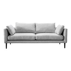 Raval Sofa Light Grey WB-1004-29 - Yanni Custom Light Gray Sofas, Weekend Home, Grey Fabric Sofa, Room Refresh, Grey Upholstery, Gray Sofa, Sofa Sale, Cleaning Upholstery, Upholstered Sofa