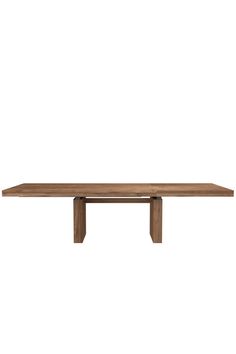 Scandinavian Extendable Teak Dining Table  | Ethnicraft Double | Woodfurniture.com Ethnicraft Dining Table, Communal Table, Teak Dining Table, Moving Furniture, European Furniture, Extendable Dining Table, Dining Experiences, Wood Furniture, Dining Bench