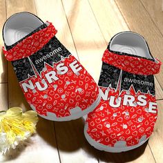 Get your product: Awesome Nurses Shoes - Proud Of Nurse Crocs Clog Birthday Gift For Women Men - Gigo Smart
1. PRODUCT INFORMATION:

Incredibly light and fun to wear.
Water-friendly and buoyant; weighs only ounces.
Ventilation ports add breathability and help shed water and debris.
Easy to clean and quick to dry.
Upper: Croslite.
Lining: Croslite.
Sole: Croslite.
2. SIZE CHART:
3. RETURN:
We will gladly issue you a replacement item or issue a refund back to your original form of payment for any Nurse Crocs, Nursing Crocs, Nurses Shoes, Crocs Outfit, Crocband Clog, Crocs Clog, Practical Nursing, Comfort Shoe, Fashionable Shoes