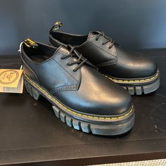 Nwob. Never Worn. Perfect Condition. Size 10. Tts Dr Martens Audrick, Shoes Dr Martens, Dr Martens Black, Dr Martens Shoes, Martens Shoes, Doc Martens, Lug Sole, Dr. Martens, Flat Shoes Women