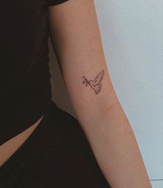 #tattoo #minimalist #minimalisttattoos #aesthetic Dove Tattoo Dainty, Minimalistic Biblical Tattoos, Biblical Tattoos Minimalist, Aesthetic Dove Tattoo, Christian Mini Tattoos, Tattoo Inspo Aesthetic Christian, Pretty Dove Tattoo, Biblical Bird Tattoos, Meaningful Biblical Tattoos