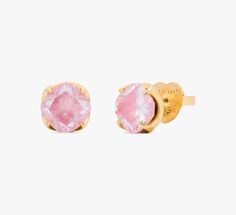 Add a pop of joy (and sparkle!) to your earlobes with these colorful studs. | Kate Spade Pop Of Joy 10Mm Spade Flower Studs, Pink/Gold Spade Aesthetic, Kate Spade Aesthetic, Pink Kate Spade, Spade Jewelry, Kate Spade Jewelry, Accessories Jewelry Earrings, Flower Studs, Women Accessories Jewelry, Pink Gold