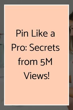 a woman sitting in front of a laptop computer with the words pin like a pro secrets from 5m views