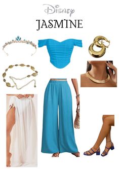 ♡Halloween Costume 2024♡ Jasmine Halloween Costume, Princess Jasmine Costume, Disney Jasmine, Pretty Halloween Costumes, Disney Inspired Fashion, Pretty Halloween, Halloween Inspo, Princess Jasmine, Inspired Fashion