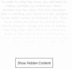 the title page for show hidden content