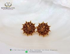 Nakshi Studs, 3 Grams Gold Earrings, 3 Grams Gold Earrings Indian, Latest Earrings Design, Gold Earrings Indian, Gold Earrings Models, Earrings Indian, Ear Ring, Embroidered Blouse Designs