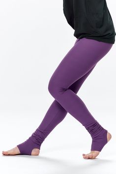 "We've repeatedly said that clothes designed for movement and relaxation should be something you can simply forget about. That's why we've kept a lot in mind - materials, colors, detailing - so that you don't have to. And yet, there's simply something unforgettable about these leggings that are a bow to comfort and a nod to fashion. Comes in its own signature black canvas zip bag. We're sure you'll appreciate the special touch and have a million great ideas about how to re-use and enjoy the bag Leggings And Combat Boots, Yoga Socks, Purple Leggings, Black Yoga, Cotton Romper, Womens Leggings, Blue Leggings, Zipped Bag, Great Ideas