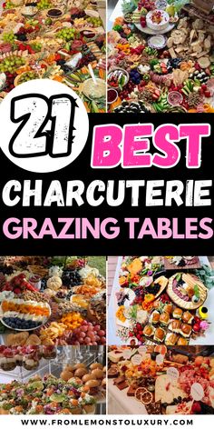 the top 20 best charcuterie grazing tables