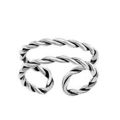 Sterling Silver Open Rope Toe Midi Ring Adjustable Band .925 New Jewelry Female Unisex All our silver jewelry is crafted from .925 silver also commonly referred to as sterling silver. Sterling silver is the standard for beautiful high-quality silver jewelry and cannot be replicated by lower priced silver plated jewelry. It is 92.5% pure silver, mixed with alloys to add strength and durability to stand the test of time. Keep your fine jewelry shiny and elegant by storing it properly. Jewelry needs to be stored in a dry area, preferably away from air in a jewelry box or plastic bag. Avoid exposure to harsh chemicals. Use a polishing cloth to remove tarnish build-up over time. Size: One Size.  Age Group: adult. Tarnish Remover, Midi Ring, Midi Rings, Silver Plated Jewelry, New Jewelry, Pure Silver, Plastic Bag, Women Rings, Womens Watches