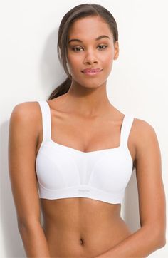 Panache Underwire Sports Bra $68 Sporty Contoured Sports Bra With Built-in Bra, Sports Bra With Light Support And T-back, White Nylon Sports Bra With Built-in Bra, Padded Racerback Sports Bra For Training, Functional Padded Racerback Sports Bra, Padded Racerback Sports Bra For Workout, Padded Fitted Sports Bra For Sports Events, White Sports Bra With Built-in Bra And Wide Straps, Sports Bra With Straps In White