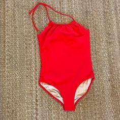 New Never Worn Red One Piece Swimsuit! Super Cute, But Too Small For Me! Size Xs! Red Stretch One Piece With Lined Body, Red Stretch One-piece With Lined Body, Red Stretch One-piece Swimsuit, Red Bodysuit For Pool In Spring, Red Bodysuit For Pool Occasion In Spring, Spring Beach Red Bodysuit, Red Bodysuit For Spring Pool Occasion, Red Lined Body Swimwear For Spring, Summer Red Bodysuit For Poolside