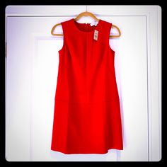 Brand New With Tags. Red, Sleeveless A-Line Back-Zip Dress. Very Comfortable! Great On Its Own, Or Add A Jacket/Sweater For A Great Office Look. Peacock Print Dress, Red A Line Dress, Nude Lace Dress, Striped Jersey Dress, Black Short Sleeve Dress, Grey Midi Dress, Boho Summer Dresses, Jacket Sweater, Zip Dress