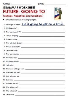 a printable worksheet with the words'future going to'and an image of