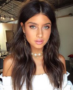 Olive Skin Tone, Brown Hair Inspo, Long Dark Hair, Olive Skin, Hair Inspiration Color, Hair Color Dark, Hair Inspo Color