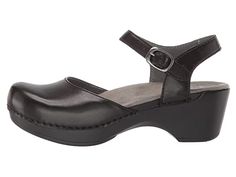 Dansko Sam | Zappos.com Adjustable Closed Toe Clogs With Leather Footbed, Adjustable Leather Footbed Closed Toe Clogs, Adjustable Round Toe Clogs, Adjustable Cushioned Clogs With Round Toe, Adjustable Round Toe Clogs With Cushioned Footbed, Adjustable Clogs With Cushioned Footbed And Round Toe, Black Leather Clogs With Arch Support, Adjustable Closed Toe Leather Clogs, Adjustable Leather Closed Toe Clogs