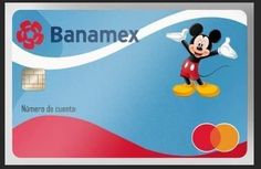 a mickey mouse credit card with the name banananex on it