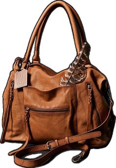 Tan Tote Hobo Bag With Removable Pouch, Brown Tote Hobo Bag With Detachable Handle, Free People Emerson Tote, Eco-friendly Large Capacity Hobo Bag For Daily Use, Everyday Distressed Brown Tote Bag, Boho Clothing, Boho Outfits, Free People, Tote Bag