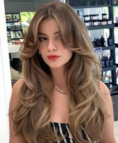 80 Cute Layered Hairstyles and Cuts for Long Hair Cute Layered Hairstyles, New Look Hair, Trendy Layered Hairstyles, Cuts For Long Hair, Layered Hairstyles, Glossy Hair, Long Hai, Long Cut