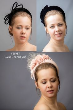 ✤ Beautiful hand crafted blush pink fascinator by TailoredMagic, free shipping worldwide. Wedding guest hairband. ✤ Padded headband is made out of high quality Italian velvet. Nude statement fascinator has intone floral composition covering the right side. Halo hat trimmed with birdcage veil is being placed at the back of the headband. ✤ Velvet headband is a blush nude that looks great paired with any color palette. Perfect for wedding, races, cocktail party and other special occasion. Elegant Pink Headband Fascinator, Elegant Pink Wedding Headband, Elegant Pink Hair Accessories For Wedding, Elegant Pink Wedding Hair Accessories, Elegant Handmade Flowers Headband, Adjustable Headband For Wedding Guests, Elegant Blush Fascinator For Party, Elegant Headband For Wedding Guests, Elegant Wedding Guest Headband