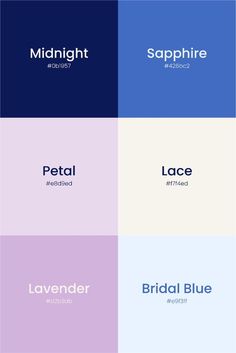 Blue Color Inspiration, Blue Wedding Color Pallets, Color Palette With Lilac, Spring Blue Color Palette, Colour Swatches Pantone, Social Media Palette, Colours That Go With Lilac, Illustration Color Palette Inspiration, Bee And Puppycat Color Palette