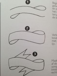 the instructions for how to tie a ribbon