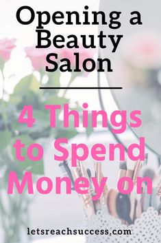 the words, 4 things to spend money on