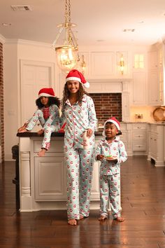 Get ready for the holidays with these quirky and playful black Santa ruffle buttflap pajamas! Featuring a vintage design, these pajamas are the perfect combination of comfort and style. Order yours now and add some festive flair to your little girl's sleepwear. 95% Polyester/ 5% Spandex True to size Bodysuit: Newborn-12mo Two-Piece Pant Set: 18mo-12y Elastic waistband Sewn on buttflap Casual Holiday Sets For Pajama Party, Family Matching Sets For Holiday Pajama Party, Fun Long Sleeve Sleepwear For Pajama Party, Matching Winter Sets For Pajama Party, Playful Long Sleeve Sleepwear For Holidays, Christmas Pjs For Kids, Matching Sets For Pajama Party In Winter, Winter Matching Sleepwear For Loungewear, Matching Winter Sleepwear For Loungewear