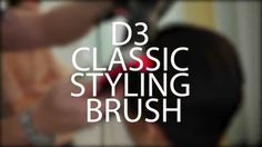 The Denman D3 Classic Styling Brush Hair Brush, Bend, Hair