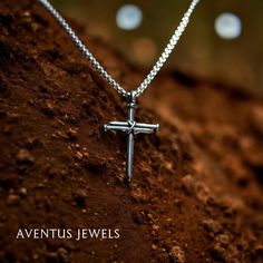 Revive your faith in the modern era with our Nail Cross Crucifix Pendant Necklace. This stunning piece of Christian silver jewellery celebrates Jesus Christ, our Lord and Saviour, by combining vintage aesthetics with a Harajuku vibe.  Perfect for those who want to showcase their faith in style, this pendant is an ideal gift for birthdays, friends, and Christians. Features: 🌟 Unique Design: Vintage cross, merging traditional Christian symbols with modern fashion. 🌟 High-Quality Silver: Made fro Silver Tarnish Resistant Cross Necklace For Gift, Silver Tarnish Resistant Cross Necklace Gift, Silver Tarnish-resistant Cross Necklace For Gift, Silver Cross Pendant Necklace For Birthday, Nail Cross, Birthday Friends, Crucifix Necklace, Jewellery Vintage, Vintage Aesthetics