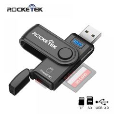 an image of a flash drive attached to a usb device with the text rocket trek on it