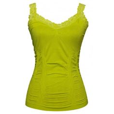 Absolutely comfortable and perfectly stylish, you'll find this camisole to be one you'll be going back to the most. And with a variety of colors available, you can get one for every day of the week. Size: Free Size.  Color: Multicolor.  Gender: female.  Age Group: adult. Green Cami, Black Camisole, Lace Camisole, Tank Top Camisole, Vintage Style Outfits, Women Lingerie, Athletic Tank Tops, Free Size, Light Green