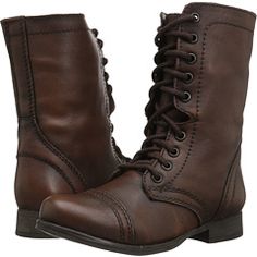 Boots Meredith Quill, Brown Military Boots, Combat Boots Brown, Wide Ankle Boots, Brown Boots Outfit, Short Brown Boots, Women's Lace Up Boots, Brown Combat Boots, Boots Wide