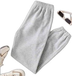 Gray Sweatpants Outfit For School, Sweatpants Outfits For School, Gray Sweatpants Outfit, Sweatpants Shein, Women Sweatpants, Cute Sweatpants, Grey Sweats, Sweatpants Outfit, Outfit Inspo Casual