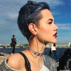 Short Hair Styles Pixie, Grunge Hair, Dream Hair, Pixie Hairstyles, Model Hair, Pixie Haircut, Headband Hairstyles, Pixie Cut