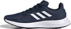 Sporty Navy Adidas Sneakers, Adidas Navy Sneakers For Sports, Navy Casual Running Shoes With Boost Midsole, Casual Navy Running Shoes With Boost Midsole, Navy Adidas Sneakers For Sports, Sporty Navy Synthetic Running Shoes, Adidas Neo, Navy And White, Adidas