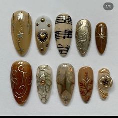 Ren Faire Nails, Tarot Nails, Lamp Nails, Nails Press Ons, Booming Business