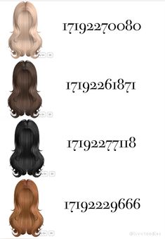 the different types of hair are shown on this page