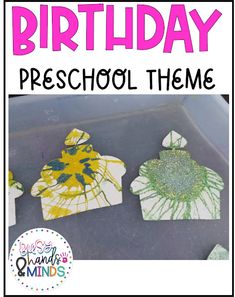 this is an image of a child's birthday preschool theme