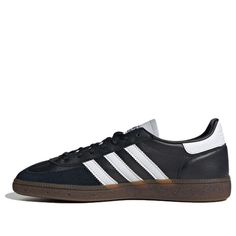 adidas Originals Handball Spezial Shoes 'Core Black White Gum' IE3402 Spezial Shoes, Adidas Handball Spezial, Adidas Handball, Stylish Sneakers, Shoe Collection, Adidas Originals, Gum, Black White, Adidas