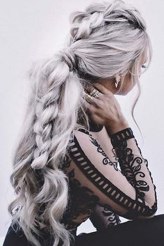 Braided Wedding Hair Ideas You Will Love ❤ See more: http://www.weddingforward.com/braided-wedding-hair/ #weddings Trendy Fall Hair Color, Hair Color Guide, Haircut Styles, Braided Hairstyles For Wedding, Easy Braids, Long Blonde, Braid Hairstyles, Fall Hair Colors