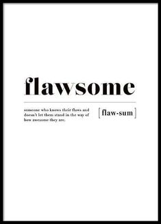 a black and white poster with the words flavsome