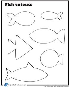 fish cutouts for kids to make