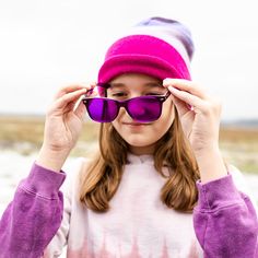 KIDS TRANSLUCENT - VIOLET - Rainbow OPTX™ Color Sunglasses, Chakra Colors, Violet Color, Kids Sunglasses, Color Therapy, Colored Sunglasses, The Mood, Our Kids, Yellow Flowers