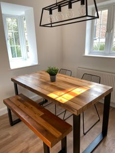 #smallbusiness #handmade #rustic #reclaimedwood #london #woodworking #reclaimedfurniture #loveforwood #diningtable #interiordesign #reclaimedfurniture #homedecor #woodcraft #upcycle #handcrafted #theroughwood #bespoke #carpentry #recycle #sustainable #shoplocal #design #DeserveToBeFound Farm House Table, Bench Height, Dining Table And Bench, Handmade Dining Table, Industrial Style Furniture, Reclaimed Wood Dining Table, Industrial Dining Table, Industrial Dining, Furniture Bedside Table